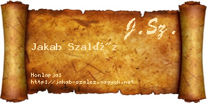 Jakab Szaléz névjegykártya